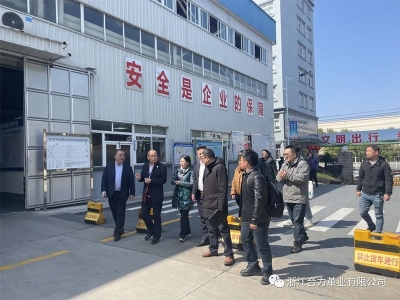 麗水市市場(chǎng)監(jiān)督管理局、浙江省皮革廠行業(yè)協(xié)會(huì)、嘉興學(xué)院及浙江省標(biāo)準(zhǔn)化研究院領(lǐng)導(dǎo)蒞臨我司指導(dǎo)工作